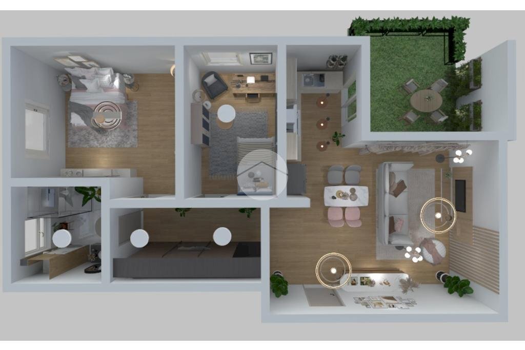 Three-room apartment Via Leonardo Bistolfi, Milano (neighborhood Lambrate) - floor plans 1