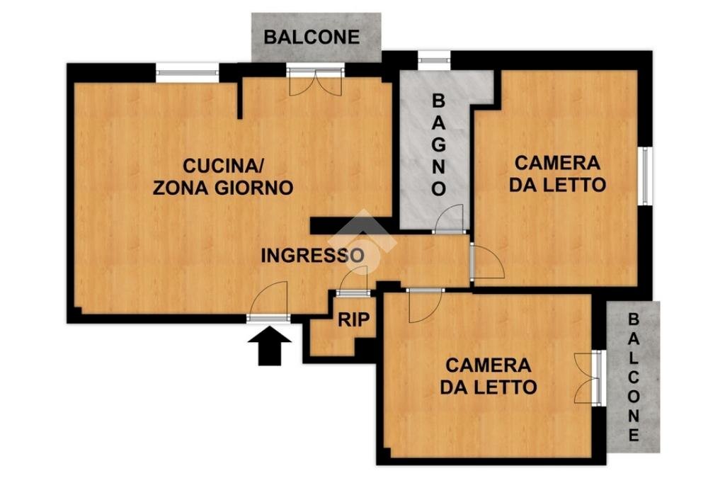 Quadrilocale Via Sant'Antonio, Savona - planimetria 1