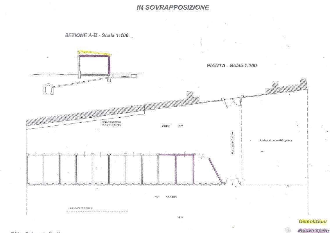 Box via Giacinto Carena, 17, Torino (zona San Donato) - planimetria 1