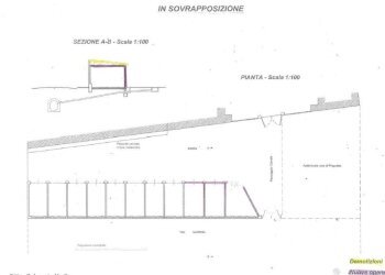 Planimetria - Box via Giacinto Carena, 17, Torino (zona San Donato) - foto 12