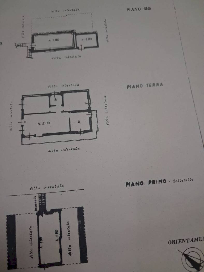 Villa hamlet San Massimo, Rapallo - floor plans 1