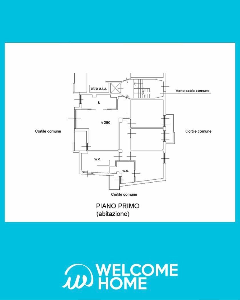 Non-buildable land via Osteno, 8, Milano - floor plans 1