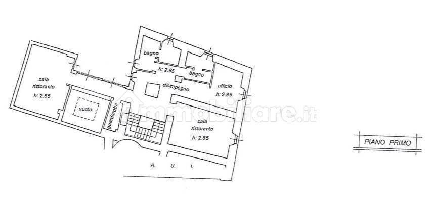 Appartamento piazza Italia, Alzano Lombardo - planimetria 1