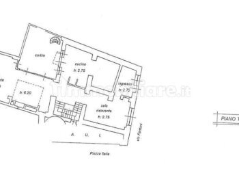 Planimetria - Quadrilocale piazza Italia, 1, Alzano Lombardo - foto 46