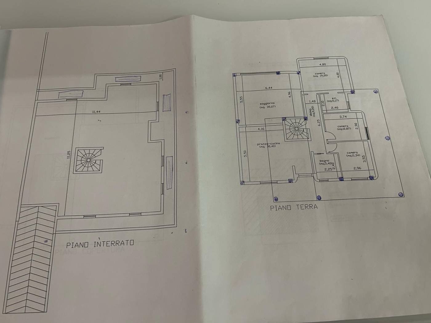Building land via Monteverde, Ugento - floor plans 1