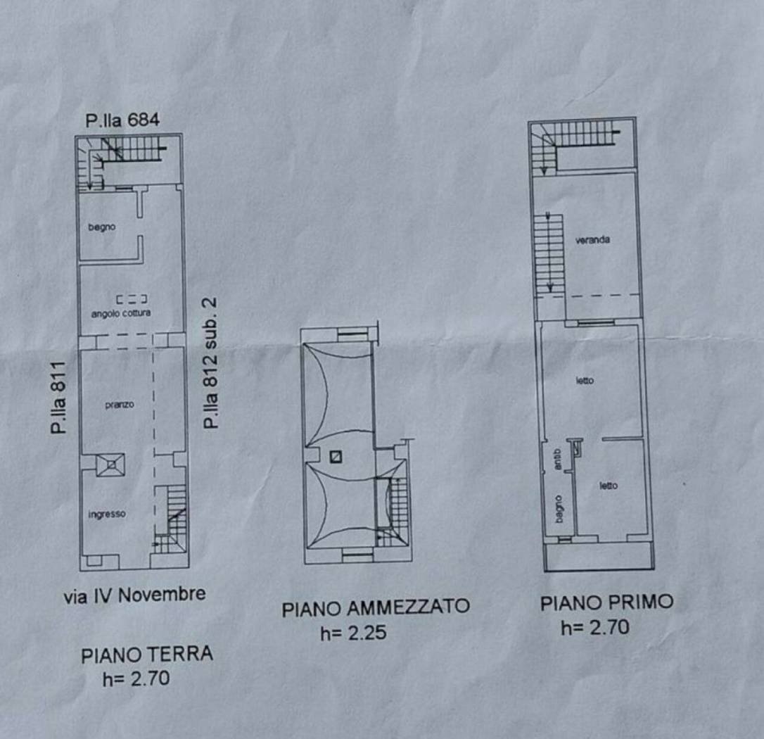 Independent house via IV Novembre, 18, Morciano di Leuca - floor plans 1
