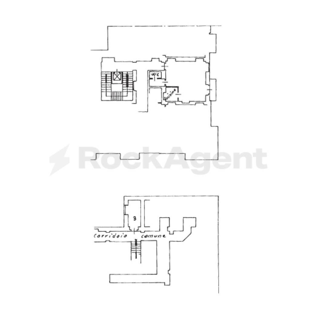 Monolocale corso Principe Oddone, 50, Torino (zona Aurora) - planimetria 1