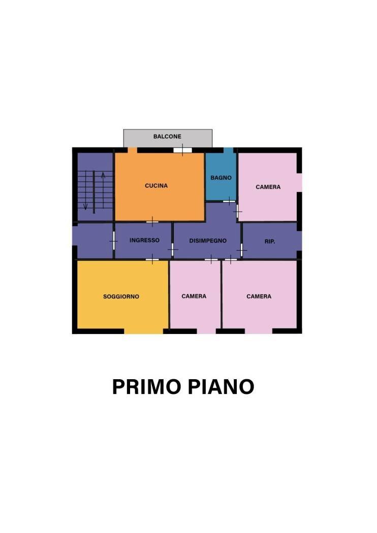 Villa via Pastrengo, Cesena - planimetria 1