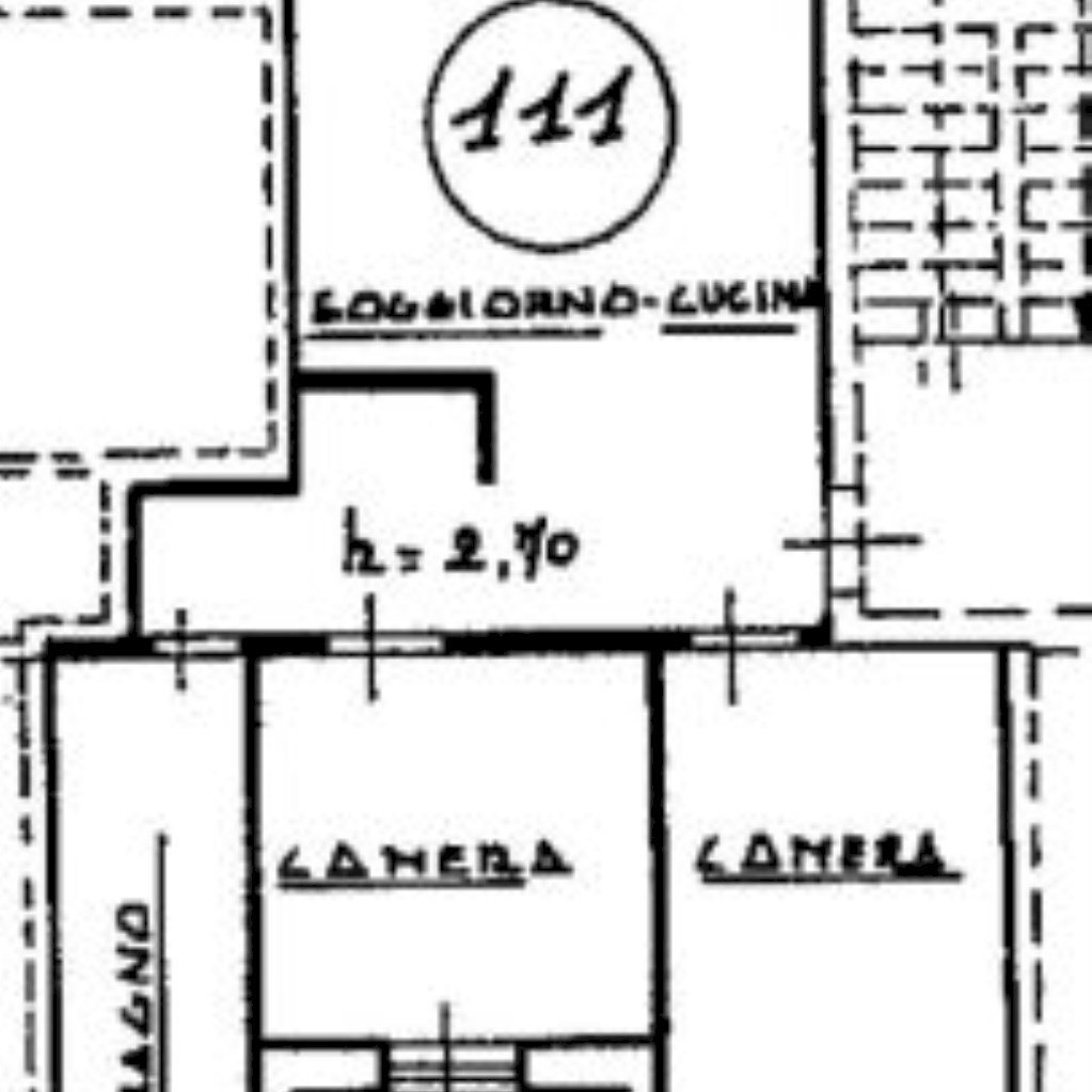 Three-room apartment Via Monsignor Canova, 2, Garessio - floor plans 1