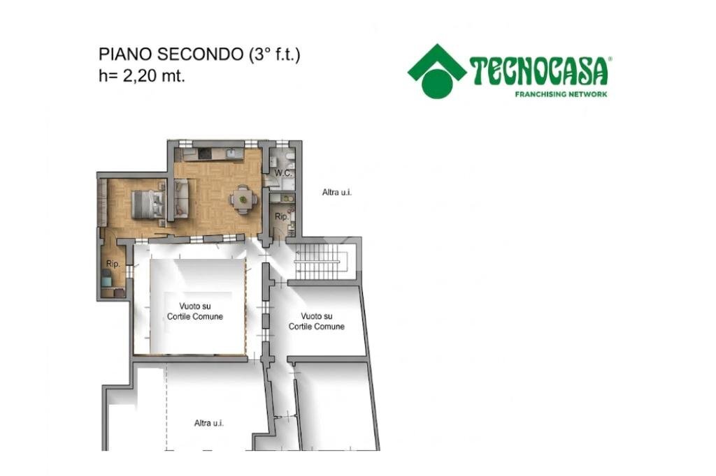 Bilocale Via dovis, Gassino Torinese - planimetria 1
