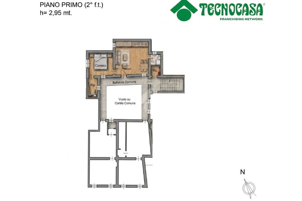 Bilocale Via dovis, Gassino Torinese - planimetria 1