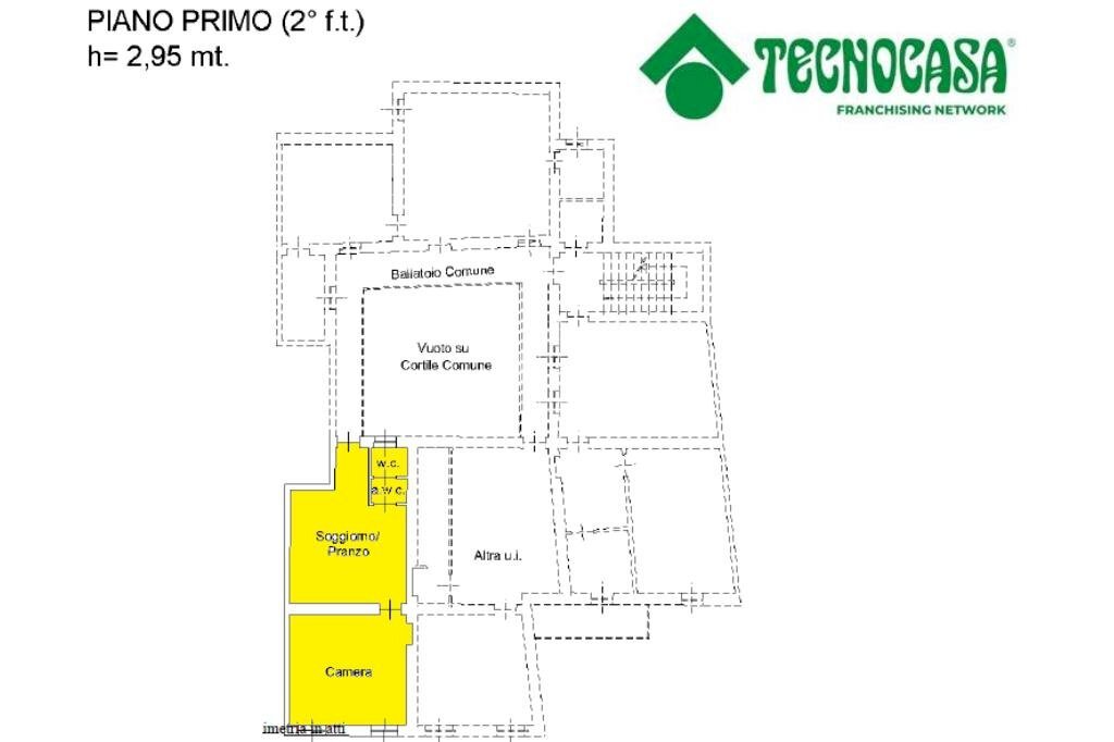 Bilocale Via dovis, Gassino Torinese - planimetria 1