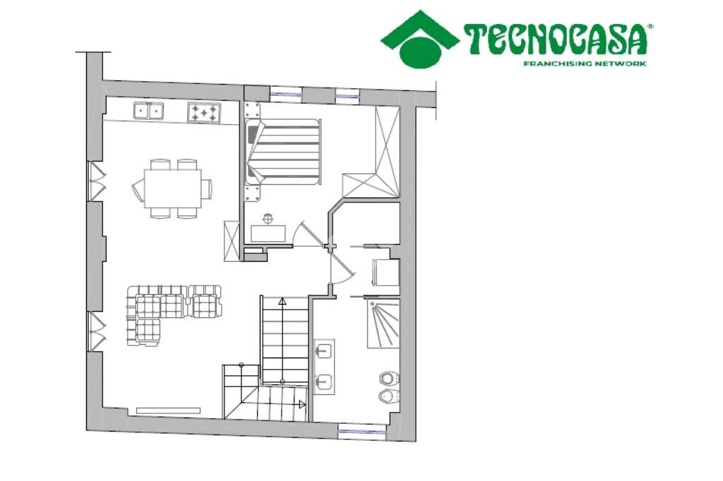 Quadrilocale Via Mazzini, Gassino Torinese - planimetria 1