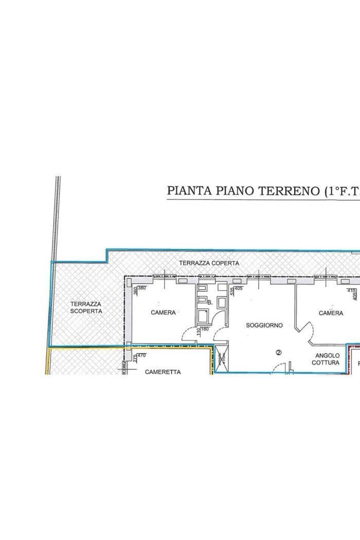Trilocale via Valerio, 4, Carmagnola - planimetria 1