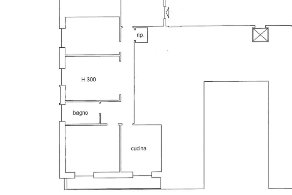 Quadrilocale Via Tortosa, Genova (zona Marassi) - planimetria 1