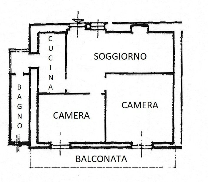 Planimetria - Apartment Via Silvio Bisso, Uscio - floor plans 1