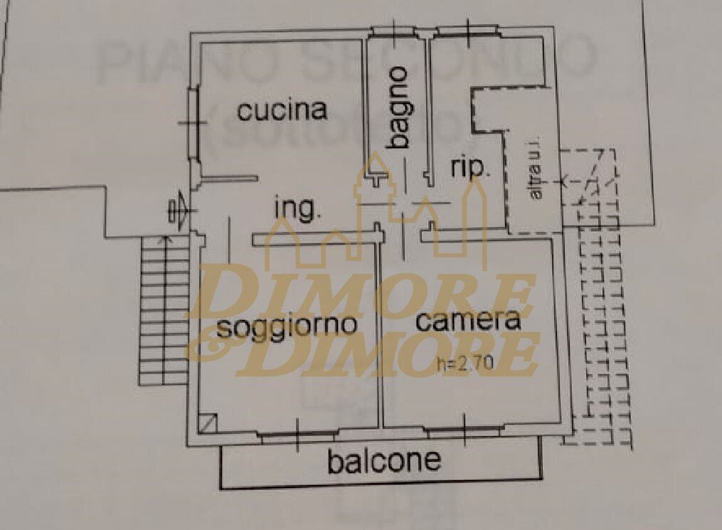 Planimetria appartamento primo piano.jpg - Casa indipendente Valle Cannobina - planimetria 1
