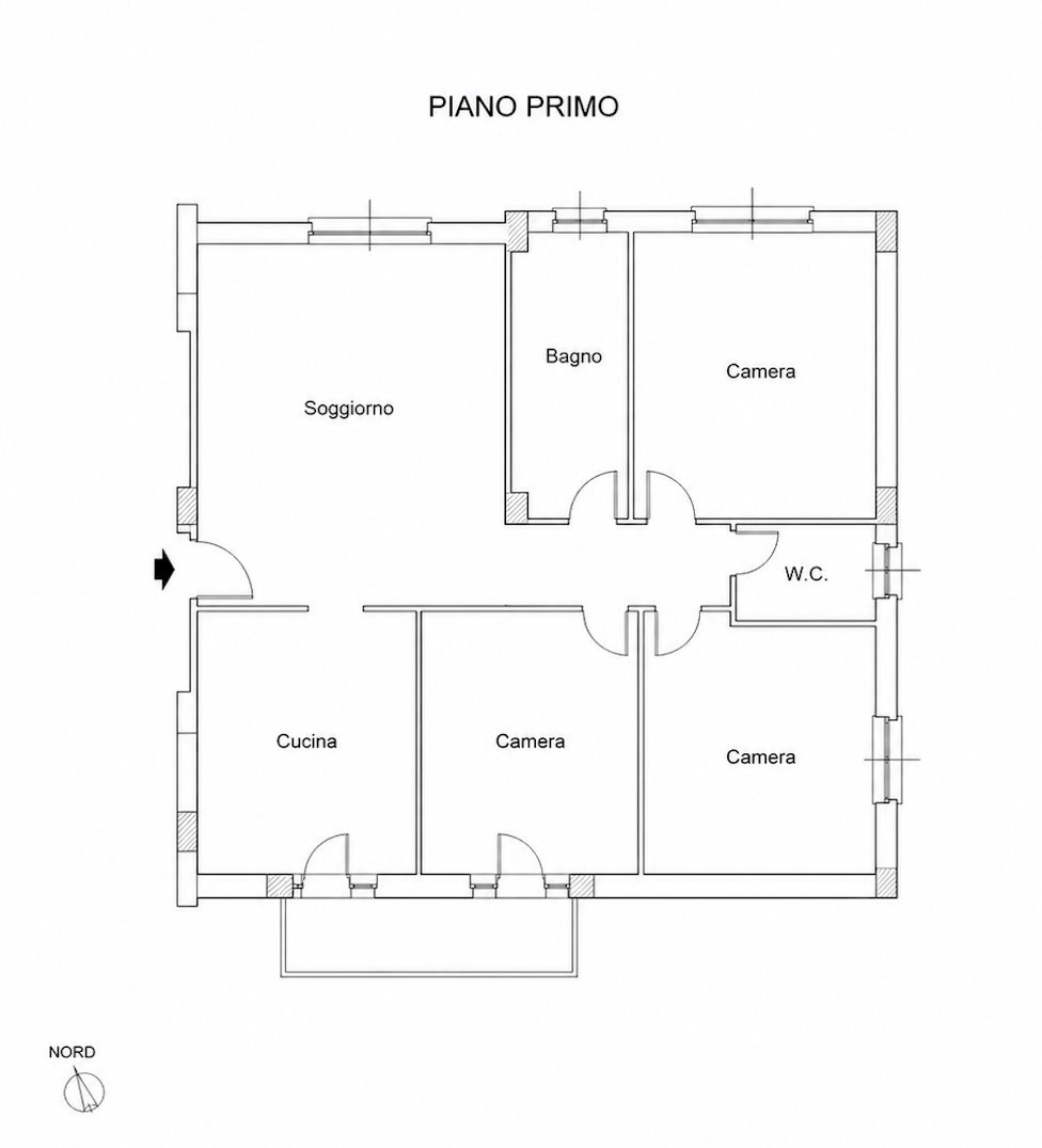 Planimetria abitazione.png - Appartamento Via Atene 2, Potenza - planimetria 1