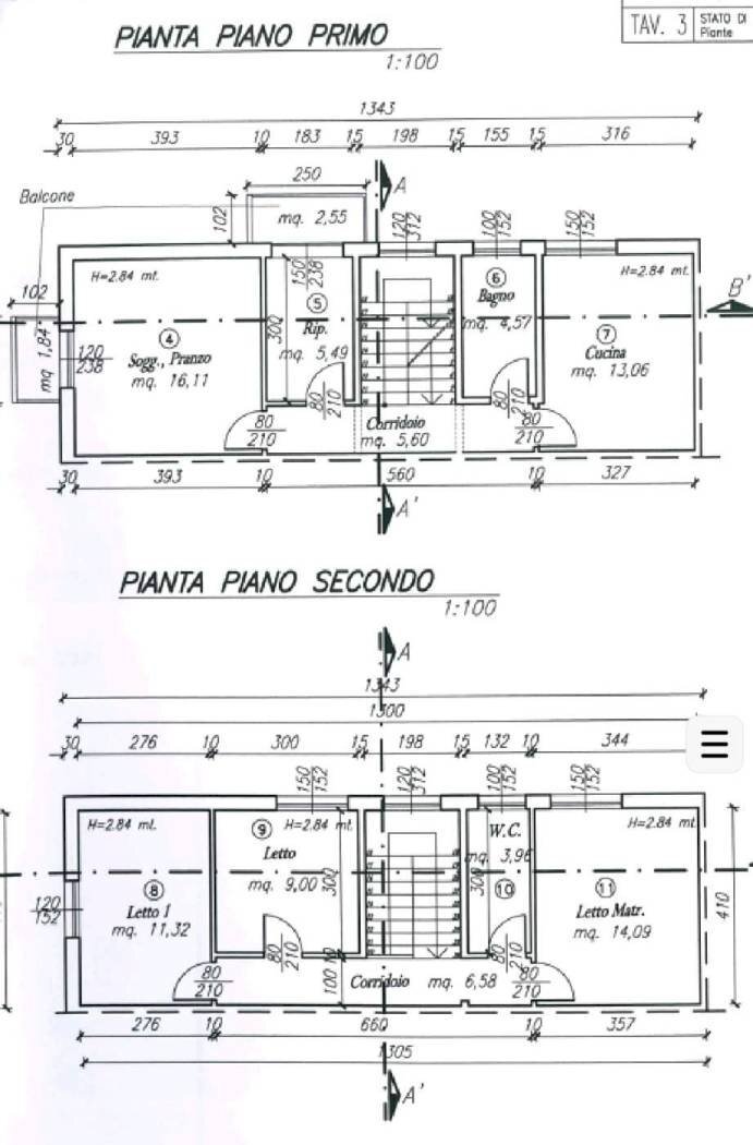 Villa Pieve di Cento - planimetria 1
