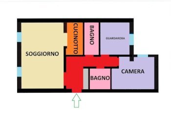 Planimetria - Four-room apartment via Santo Stefano, 103, Bologna (neighborhood Centro Storico) - photo 33