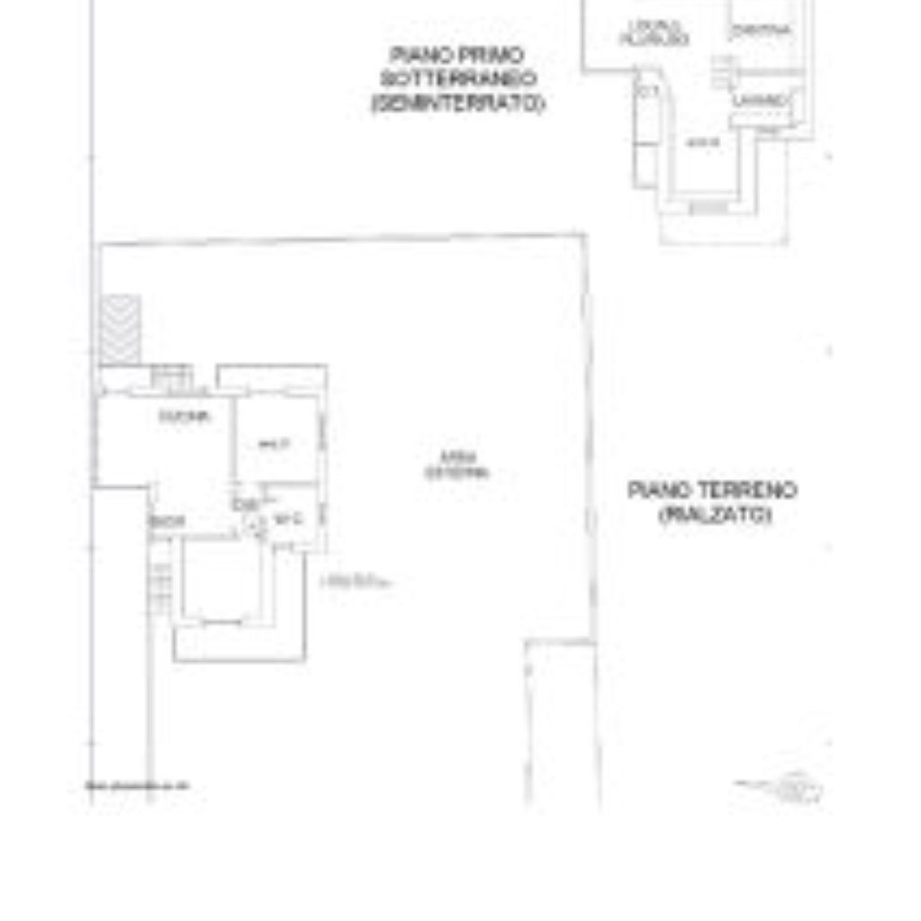 Semi-detached Villa Via Pes di Villamarina, 18, Busca - floor plans 1