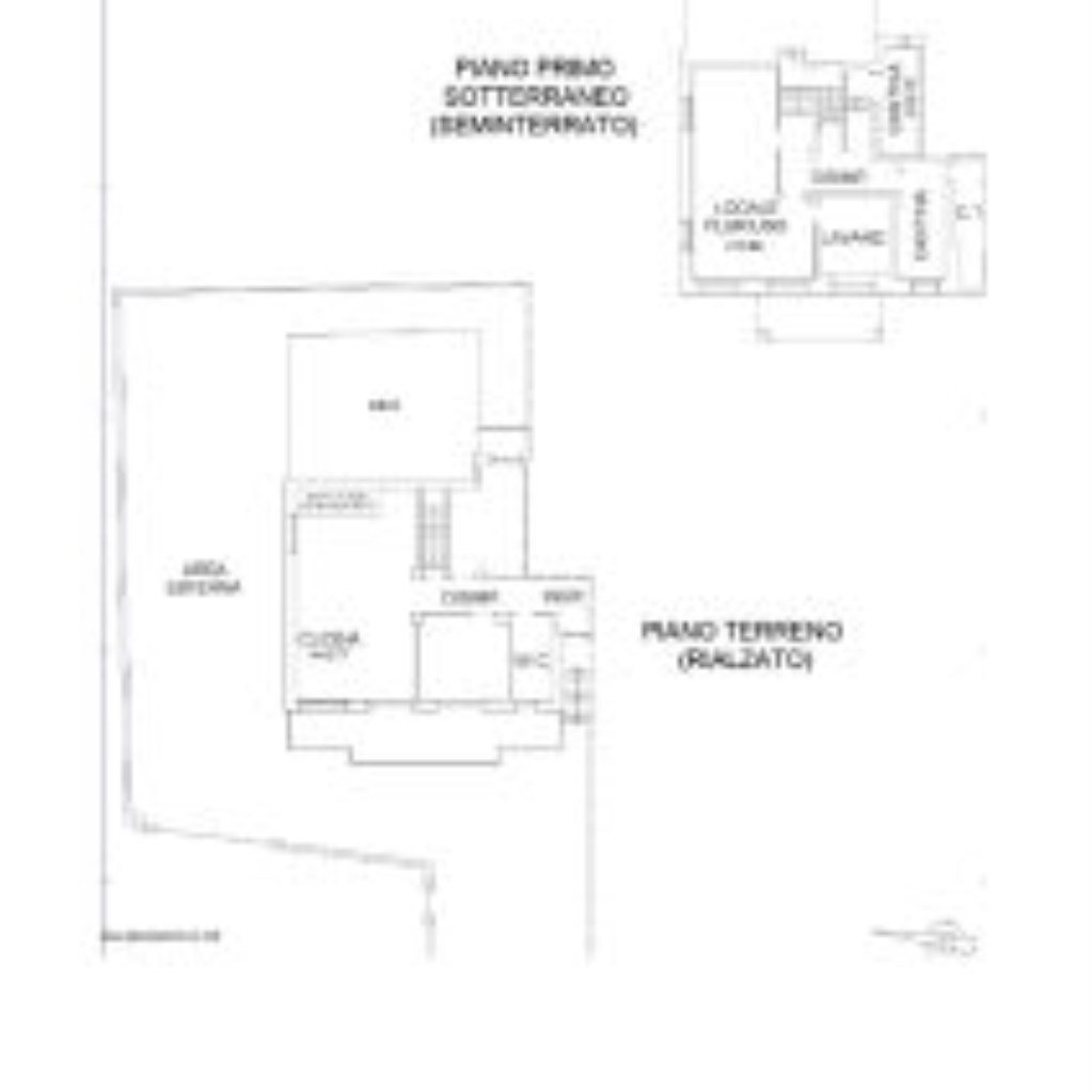 Semi-detached Villa Via Pes di Villamarina, 18, Busca - floor plans 1