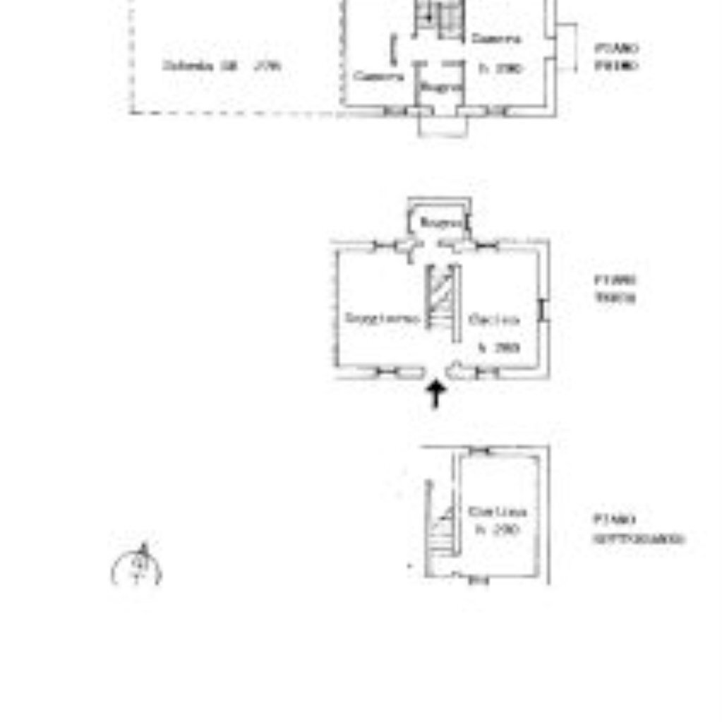 Semi-detached Villa Via San Giacomo, 1, Busca - floor plans 1