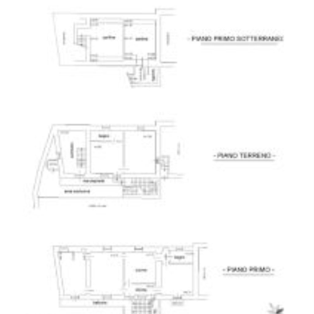 Casale Via Santa Lucia Ricogno, 35, Dronero - floor plans 1