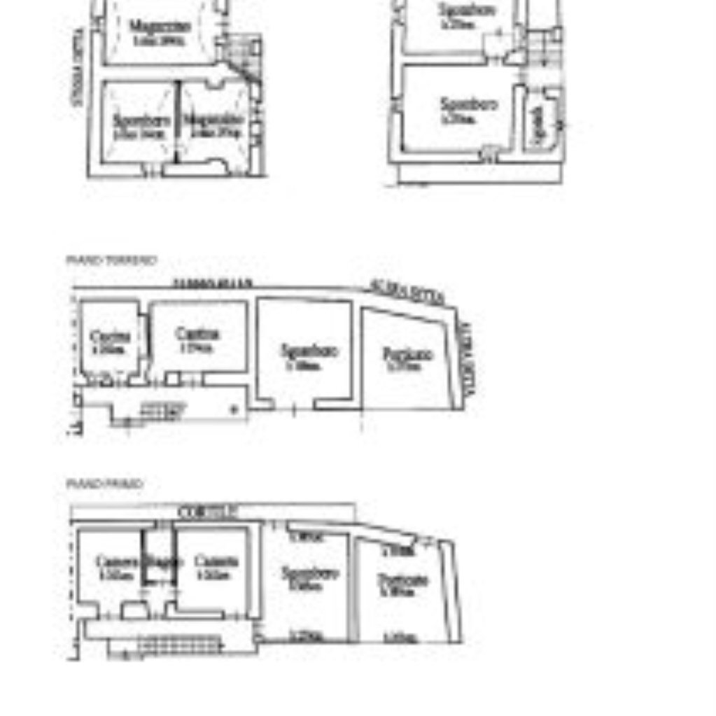 Rustic Borgata Lottano, San Damiano Macra - floor plans 1