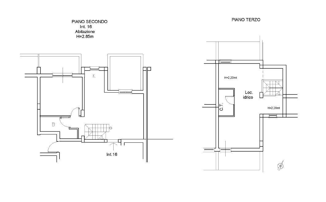 Foto 21 - Three-room apartment Via Carlo Cattaneo
 
1, Fonte Nuova - floor plans 1