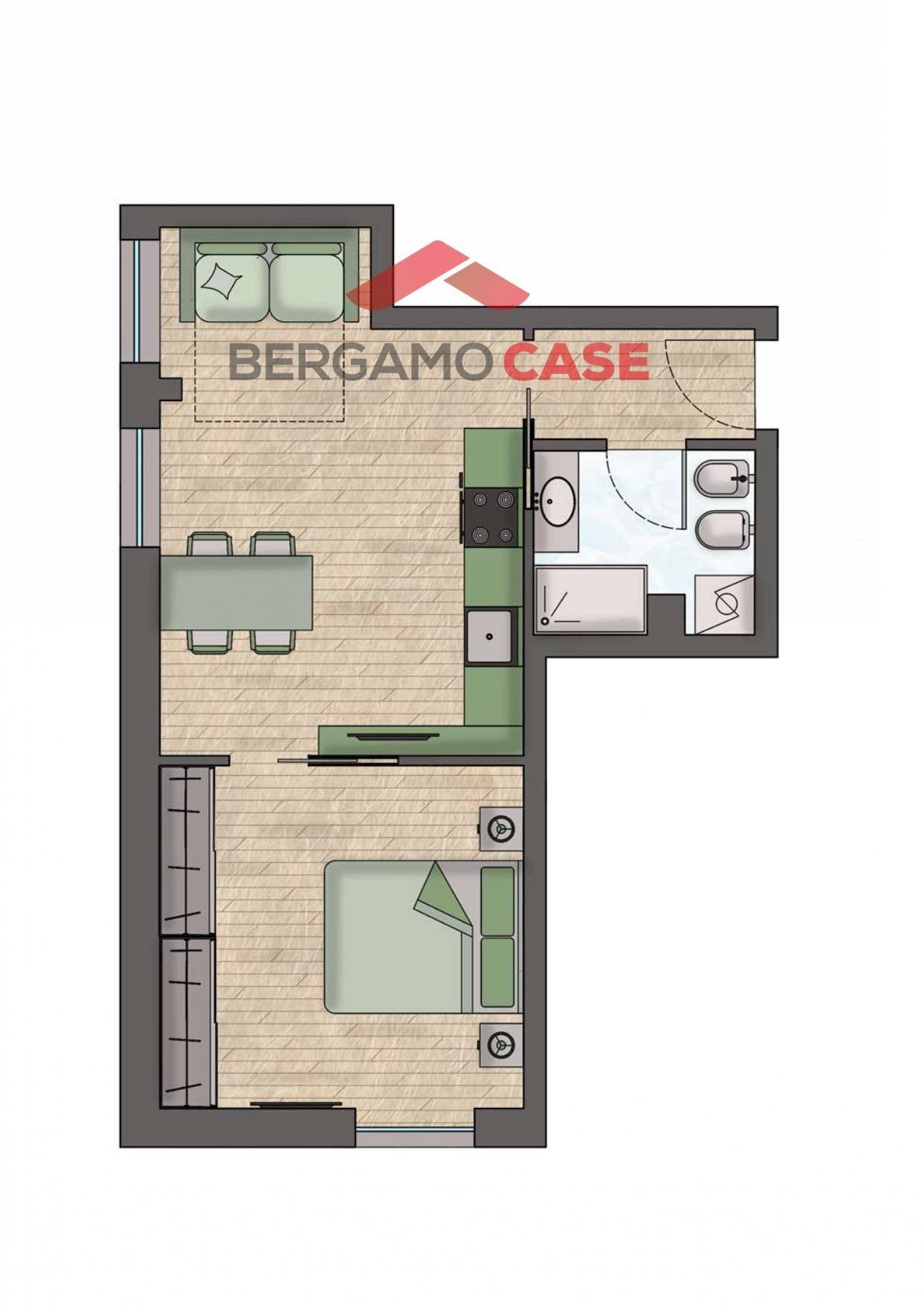 Foto 2 - Two-room apartment Via Pascoli
7, Bergamo - photo 2