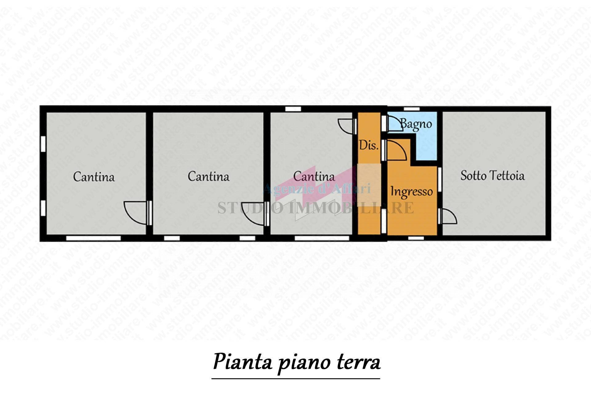 Foto 9 - Casa semi indipendente Castelnovo Bariano - planimetria 1