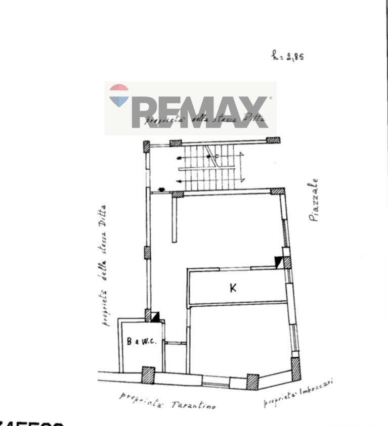 Pianta 2D - Two-room apartment via billante, Santa Flavia - floor plans 1