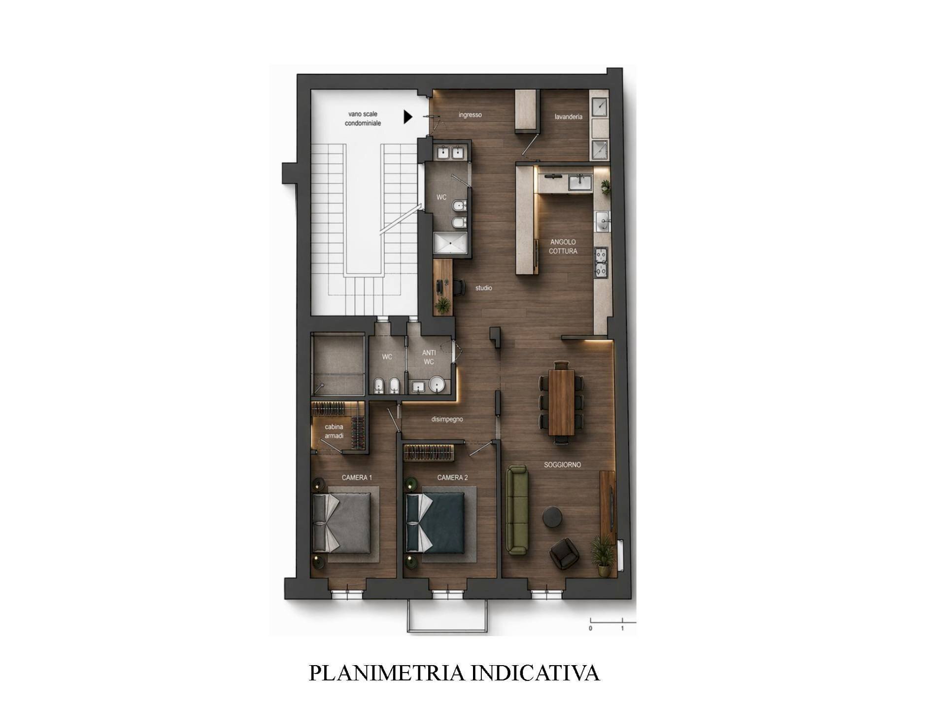 Foto 26 - Apartment Corso Vittorio Emanuele II, Torino - floor plans 1