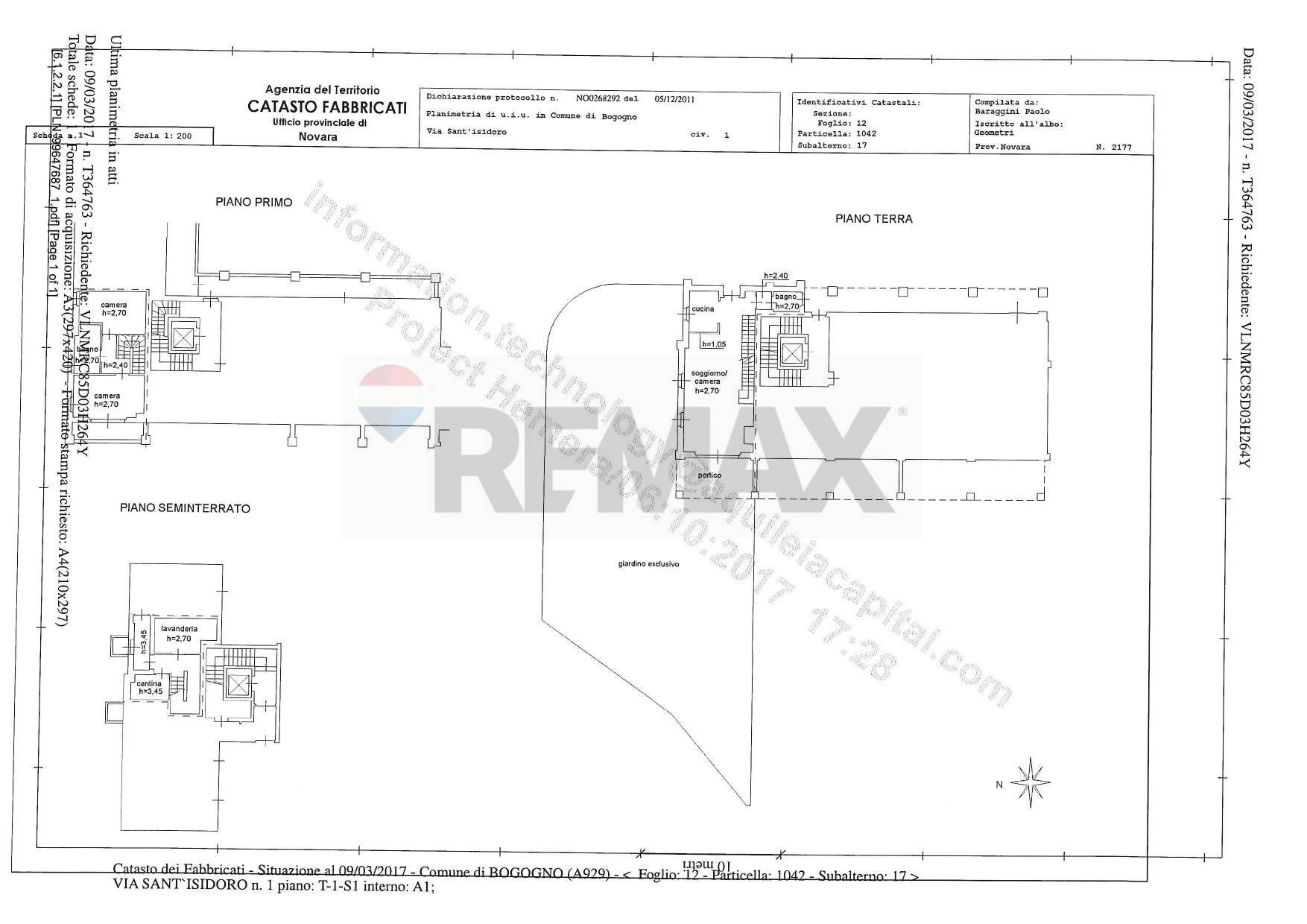 Pianta 2D - Trilocale Via Sant'Isidoro
 
1, Bogogno - planimetria 1