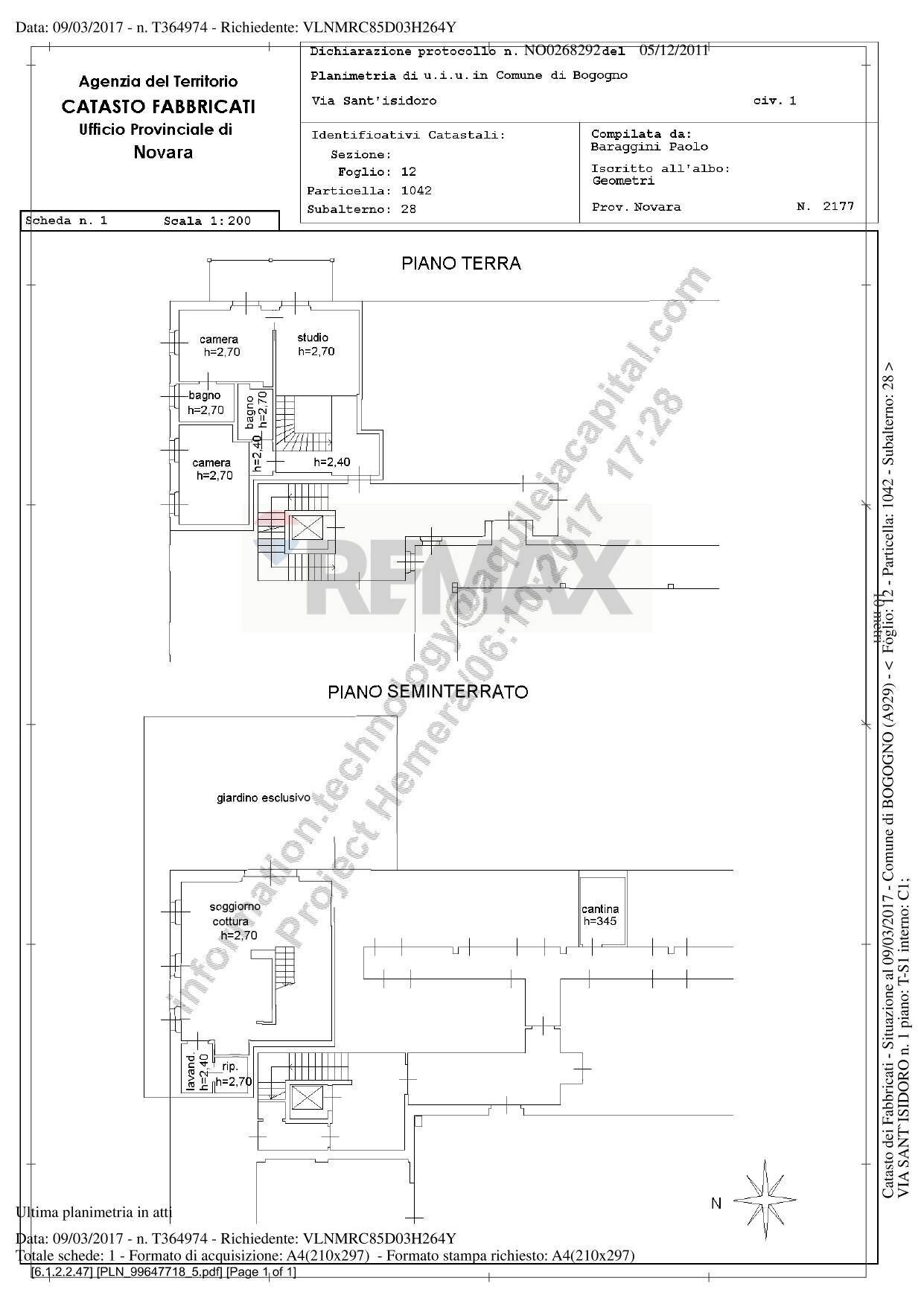Pianta 2D - Trilocale Via Sant'Isidoro
 
1, Bogogno - planimetria 1