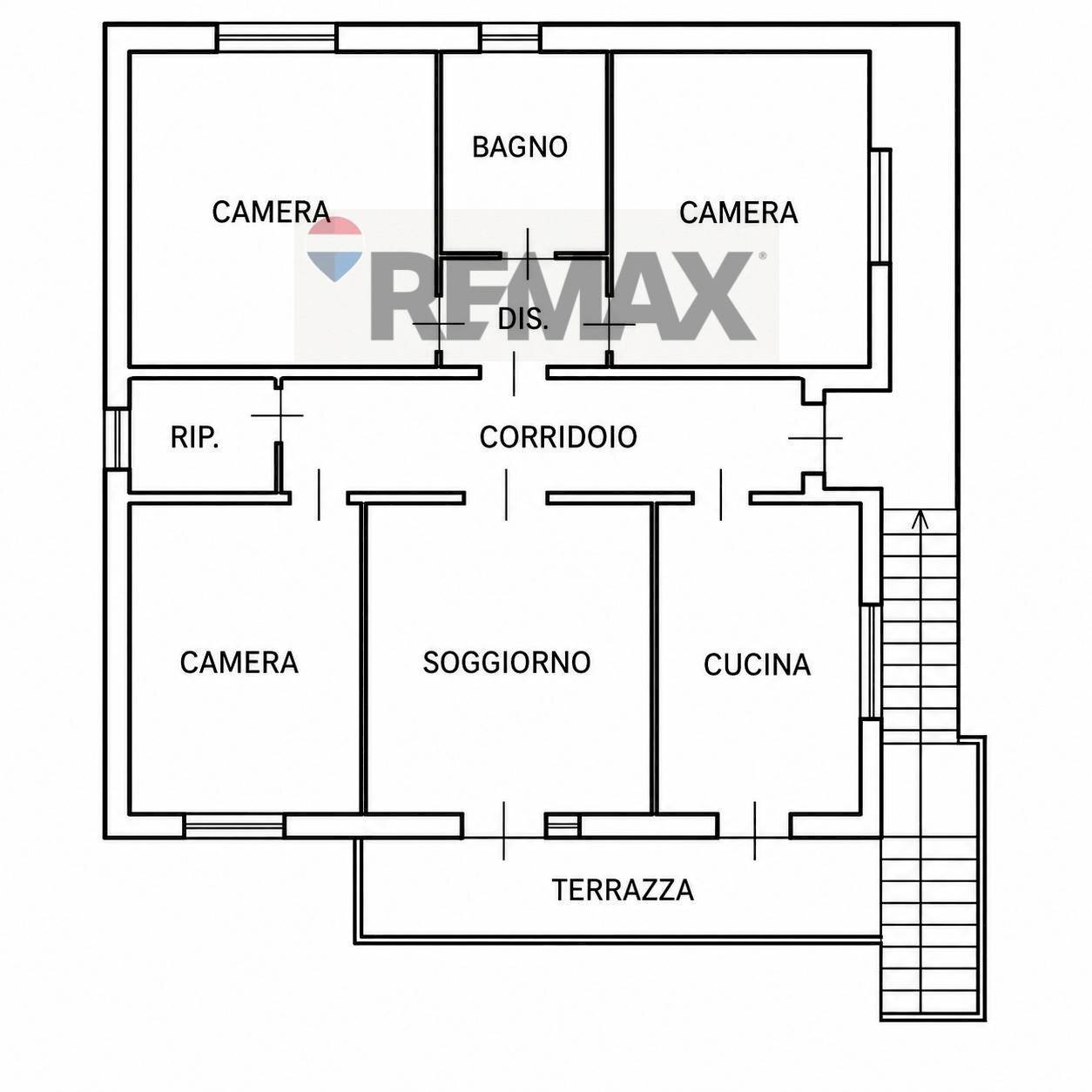 Pianta 2D - Casa semi indipendente Via Comugne
 
115, San Michele al Tagliamento - planimetria 1