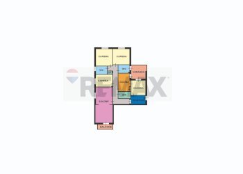 Pianta 2D - Appartamento Corso Vittorio Emanuele
 
111, Salerno - foto 19