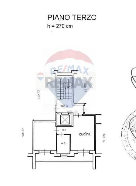 Pianta 2D - Three-room apartment Papa Giovanni II
 
76, Carini - floor plans 1