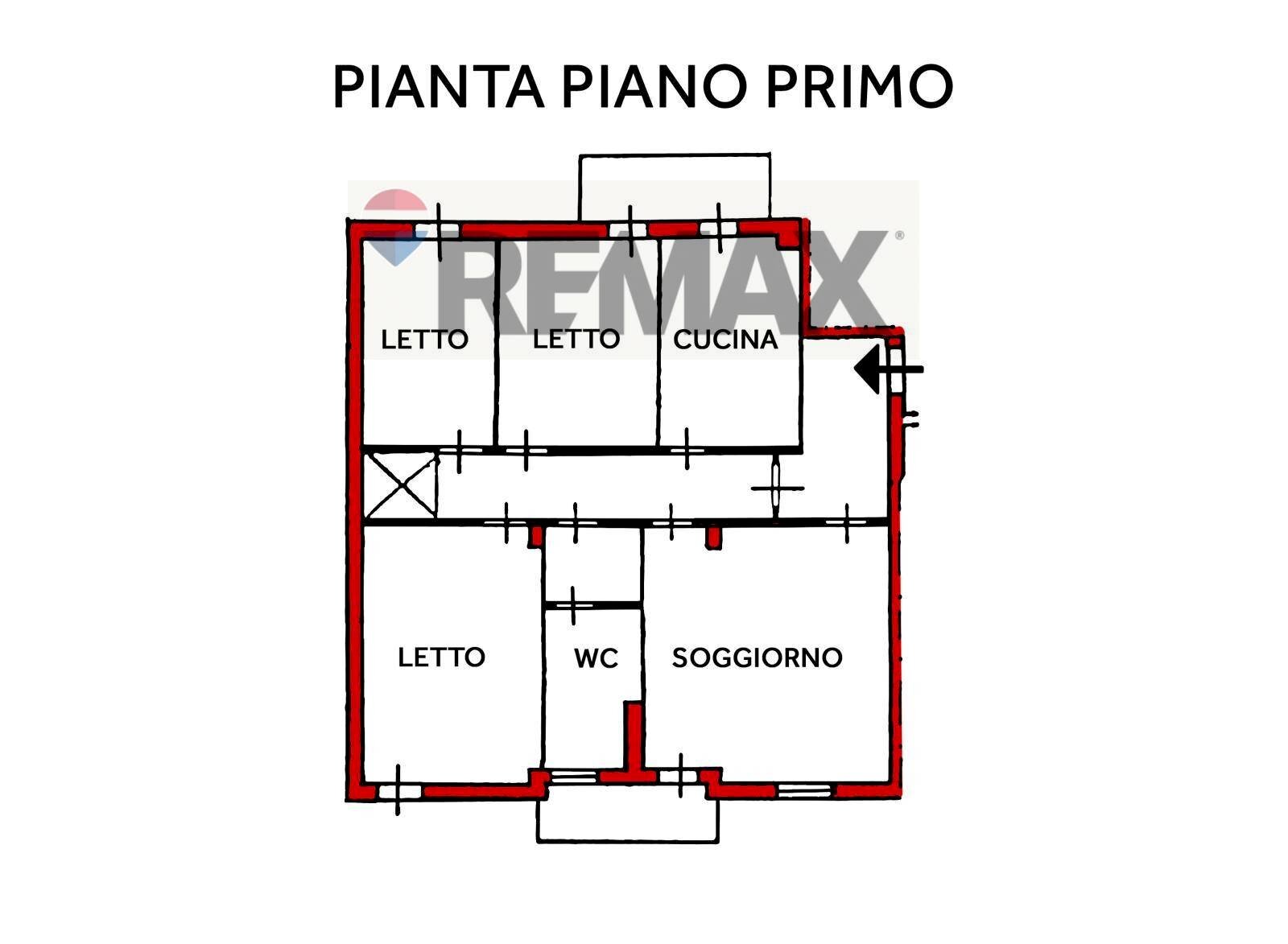 Pianta 2D - Four-room apartment VIALE MARCHE
 
7, Trapani - floor plans 1