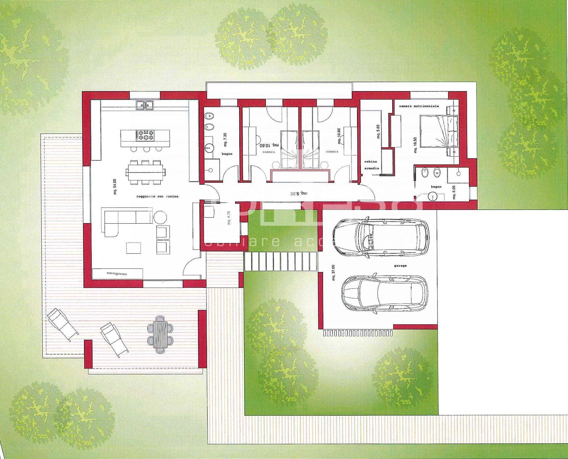 Foto 12 - Villa Via Lourdes, Conegliano - floor plans 1