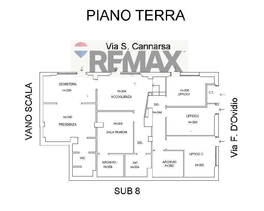 Pianta 2D - Ufficio VIA CANNARSA
 
3-5, Termoli - planimetria 1