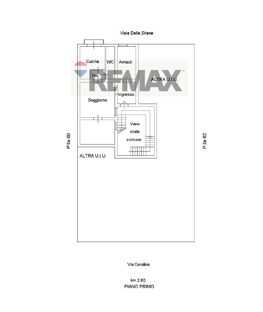 Pianta 2D - Three-room apartment Via Carolina
 
8, Trapani - floor plans 1