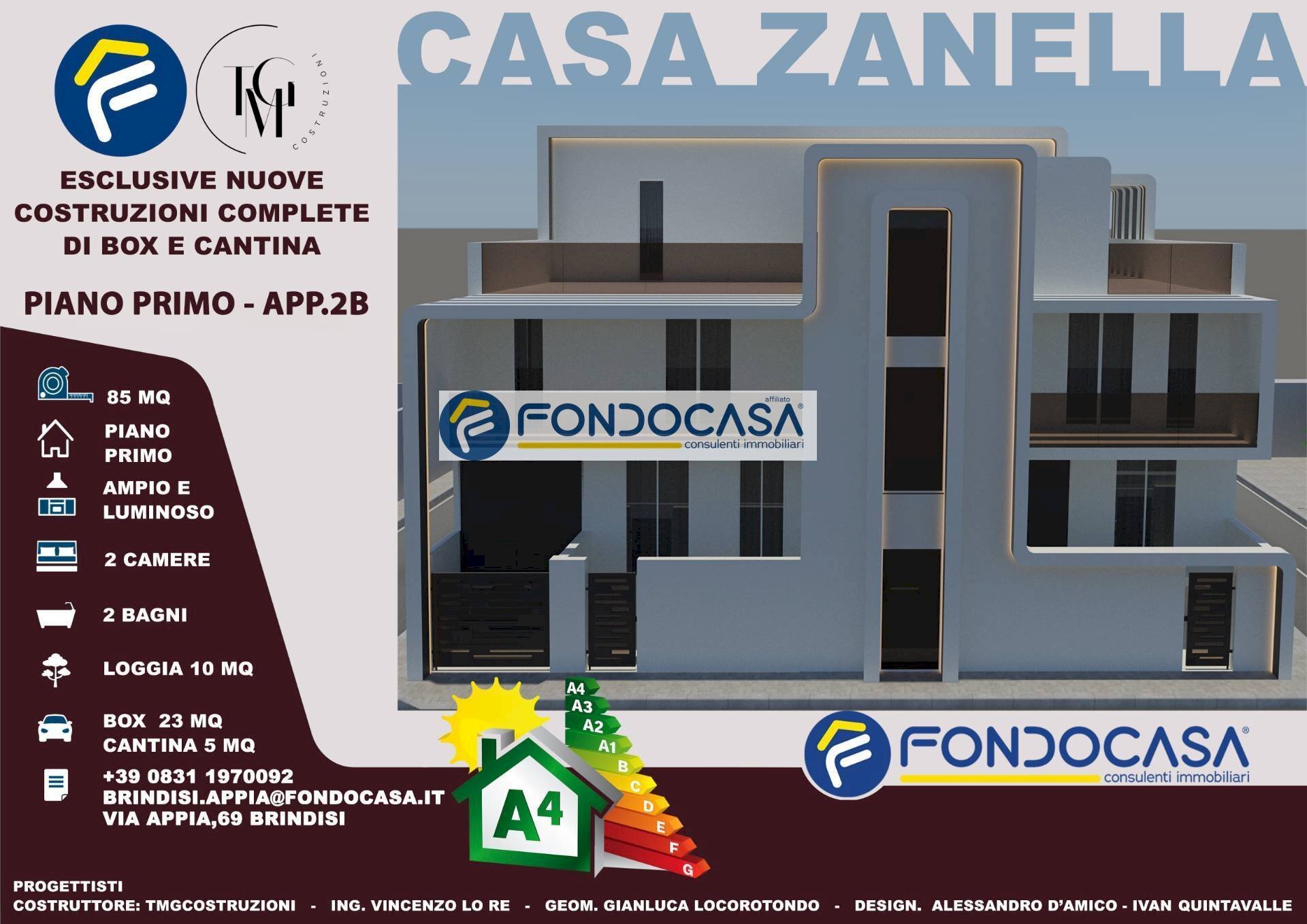 Foto 1 - Trilocale Via Giacomo Zanella
 
snc, Brindisi - foto 1