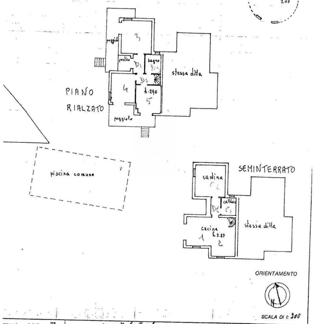 Foto 21 - Villa VIA PISENZE, Manerba del Garda - planimetria 1