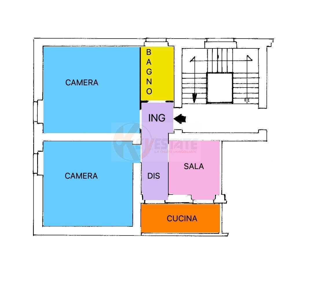 Foto 25 - Three-room apartment Via Alfieri
 
6, Sassari - floor plans 1