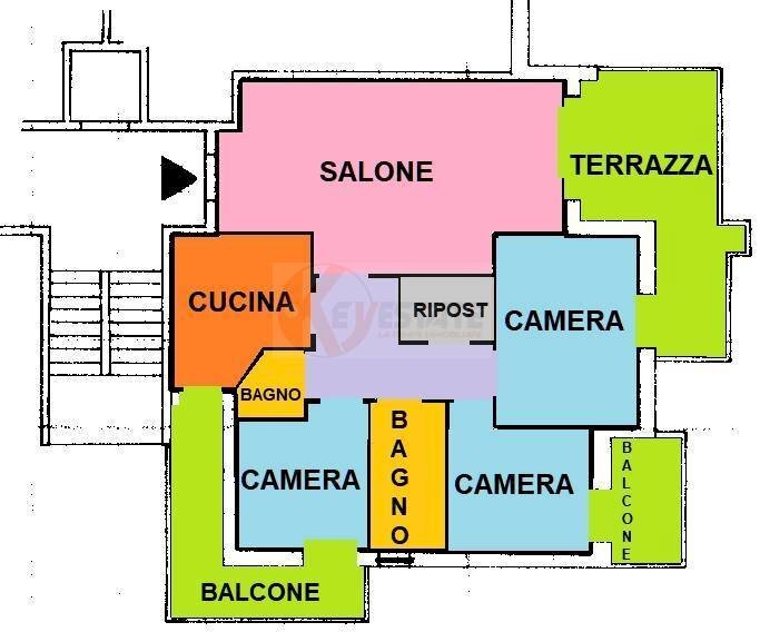 Foto 33 - Appartamento via Addis
 
5, Sassari - planimetria 1