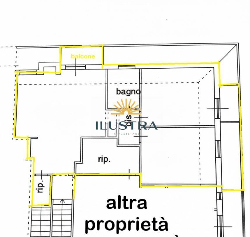 Foto 11 - Trilocale via monte san michele
 
18, San Benedetto del Tronto - planimetria 1