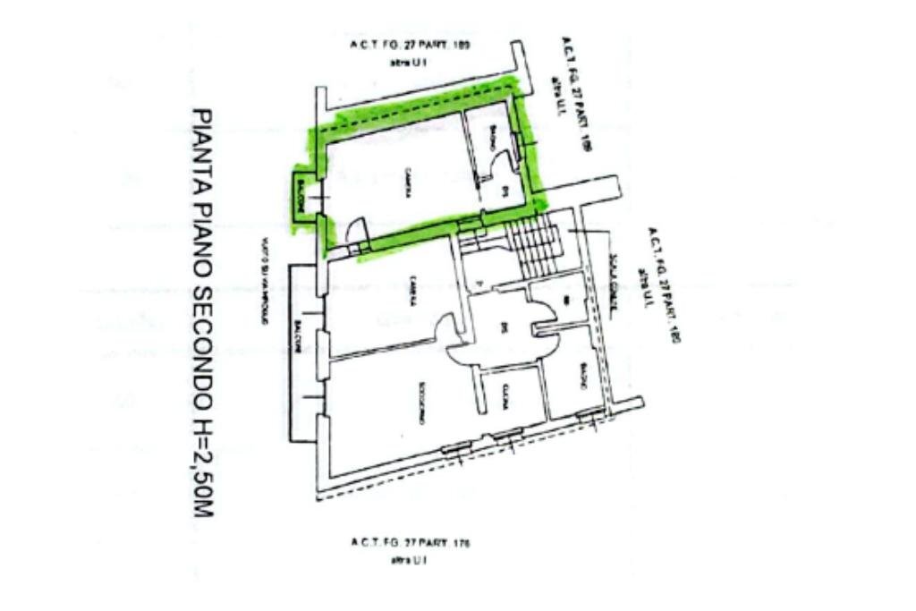 One-room apartment Via Miroglio, San Benigno Canavese - floor plans 1