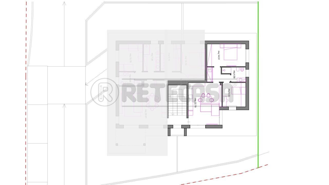 Retecasa_valdagno - Trilocale Valdagno - planimetria 1